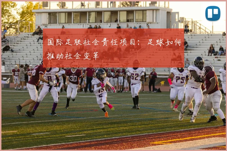 国际足联社会责任项目:足球如何推动社会变革